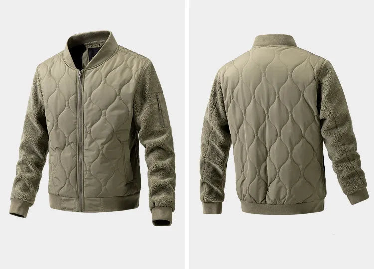 Chaqueta invierno hombre cremallera aislamiento térmico impermeable resistente - Cole