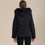 Chaqueta para mujer acolchada con capucha afelpada - Nerise