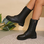 Botas de caña media para mujer acordonadas - Kerstin