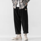 Pantalones para hombre efecto pana suave - Edrion