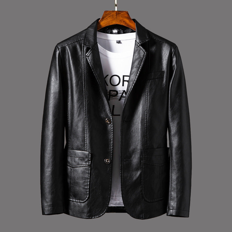 Chaqueta para hombre efecto piel lisa - Maël