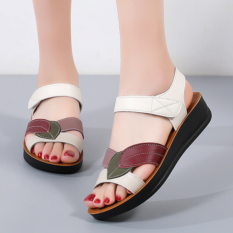 Sandalias de mujer con suela gruesa para paseo - Nadine