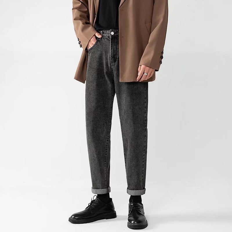 Pantalones vaqueros tapered de tiro alto para hombre - Torvild