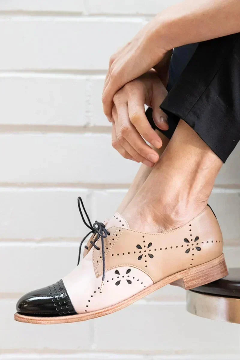 Zapatos mujer tipo oxford con cordones diseño elegante - Désirée