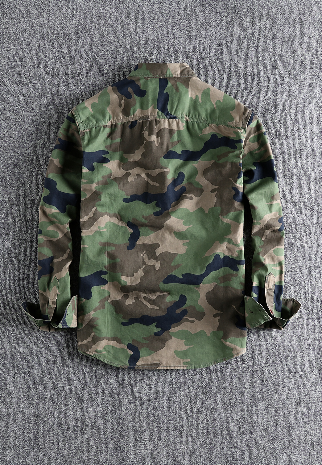 Camisa camuflaje hombre manga larga bolsillo pecho - Orsen