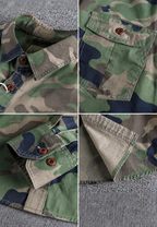 Camisa camuflaje hombre manga larga bolsillo pecho - Orsen