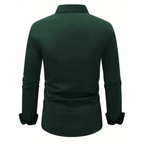 Camisa hombre manga larga slim fit cuello clásico - Heinrich