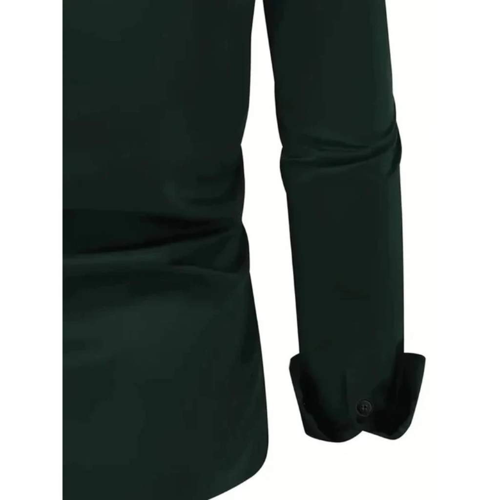 Camisa hombre manga larga slim fit cuello clásico - Heinrich