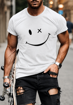 Camiseta hombre estampado gráfico frontal - Björn