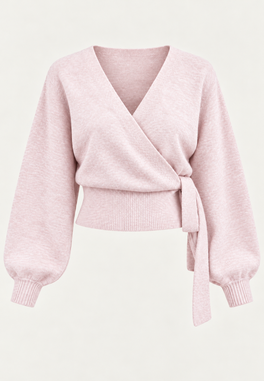 Cárdigan cruzado mujer punto escote pico lazada lateral - Zelinde