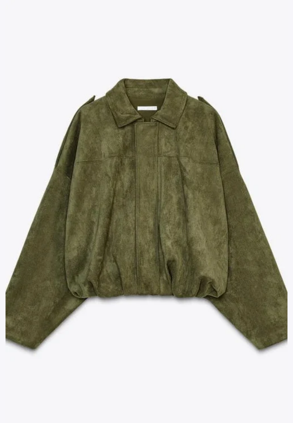 Cazadora bomber mujer efecto ante cuello camisero - Ottilie