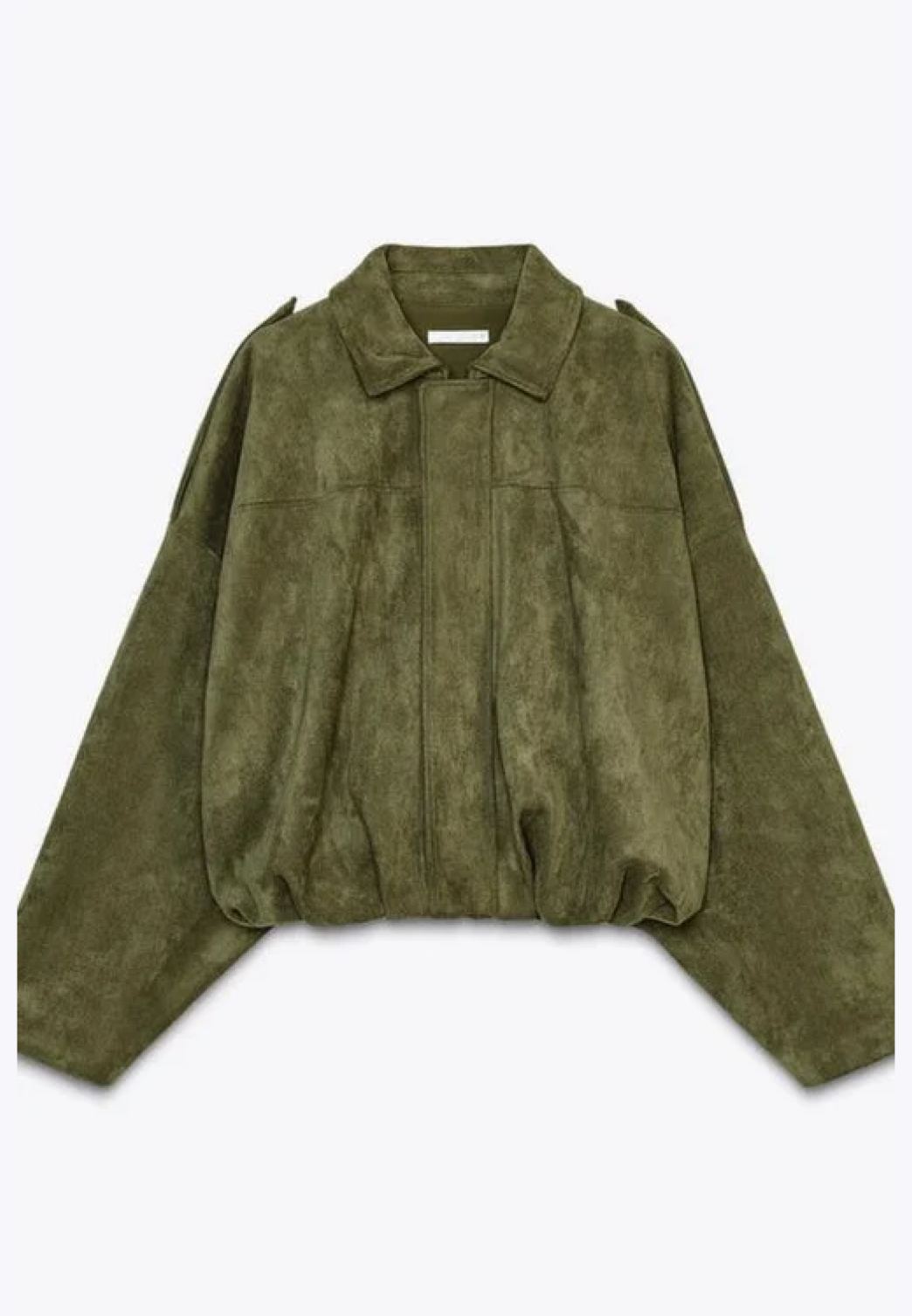 Cazadora bomber mujer efecto ante cuello camisero - Ottilie