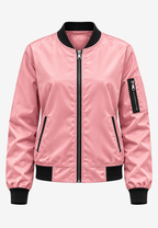 Cazadora bomber mujer estampado floral cremallera - Felicia