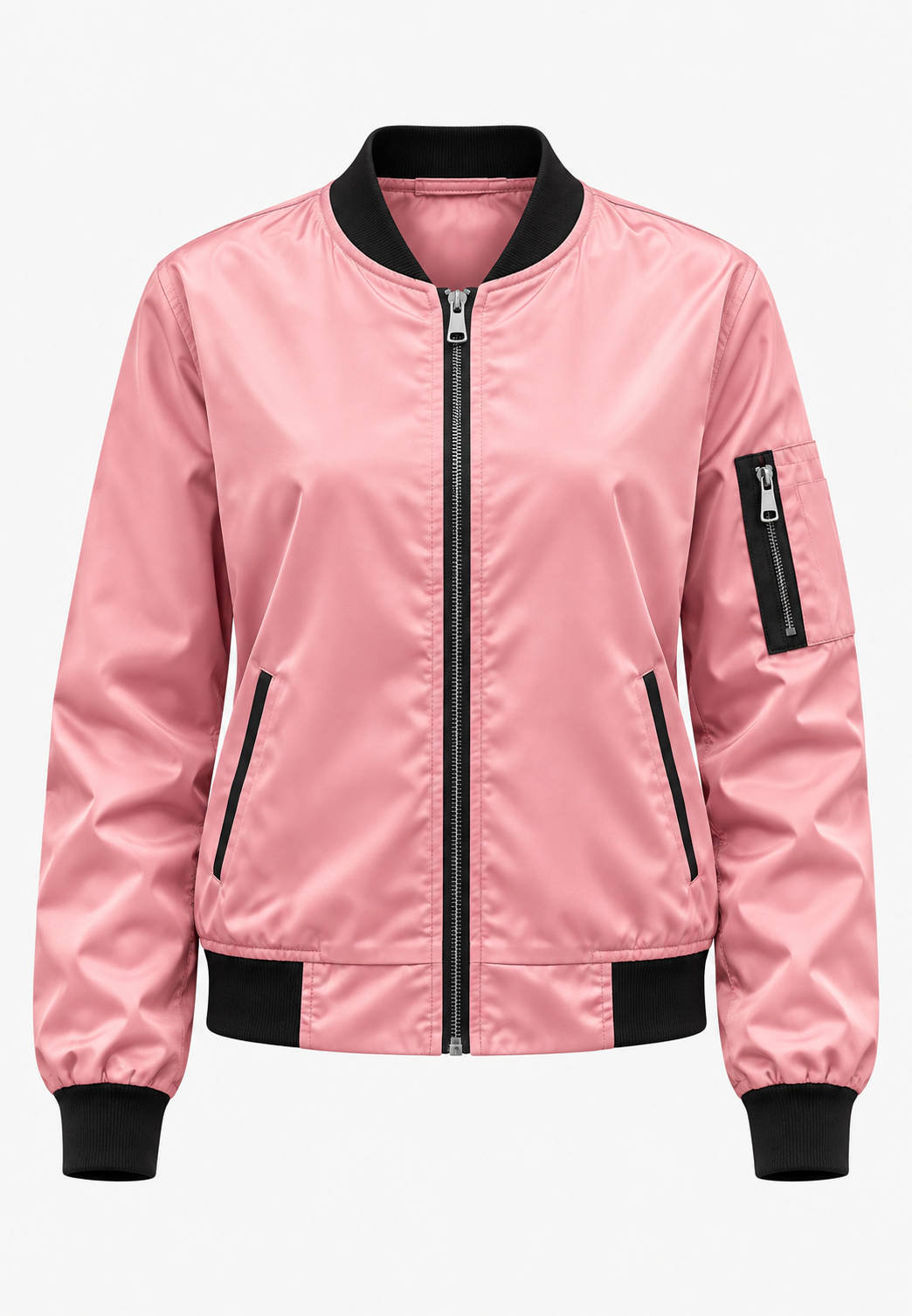 Cazadora bomber mujer estampado floral cremallera - Felicia