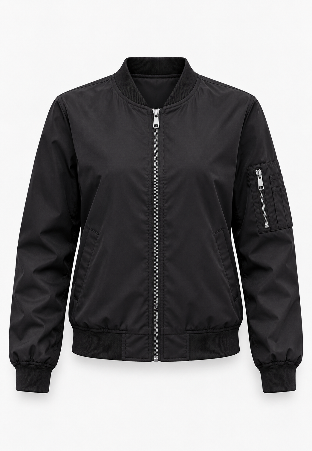 Cazadora bomber mujer estampado floral cremallera - Felicia