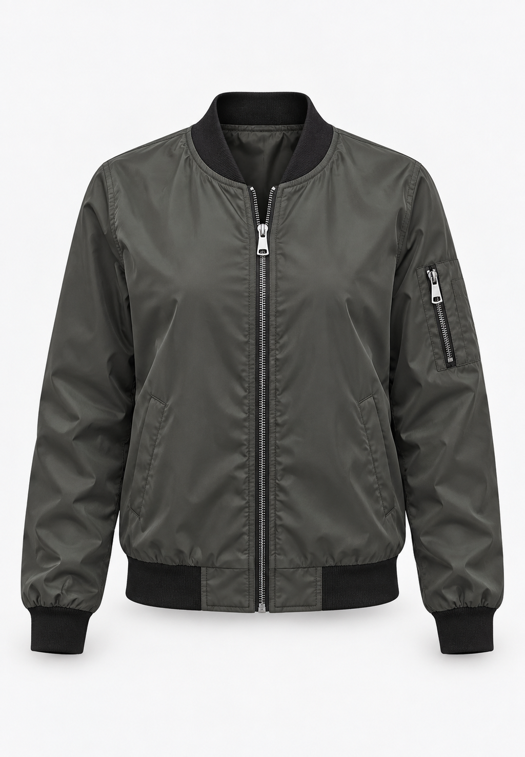 Cazadora bomber mujer estampado floral cremallera - Felicia