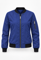 Cazadora bomber mujer estampado floral cremallera - Felicia