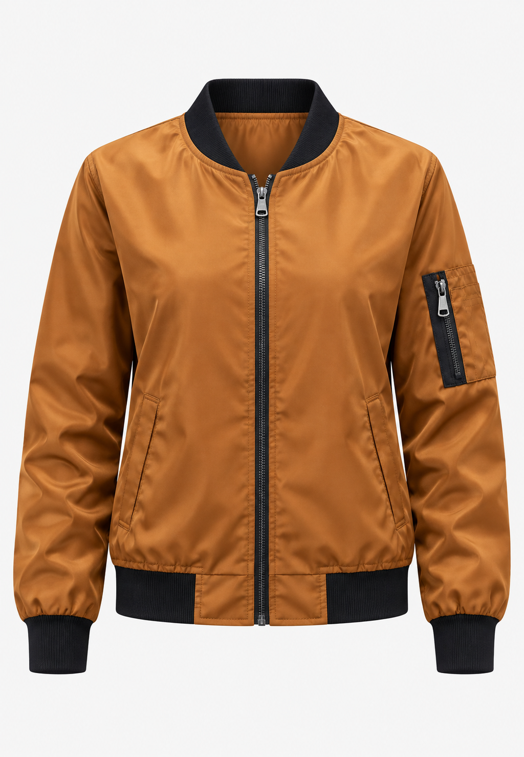 Cazadora bomber mujer estampado floral cremallera - Felicia