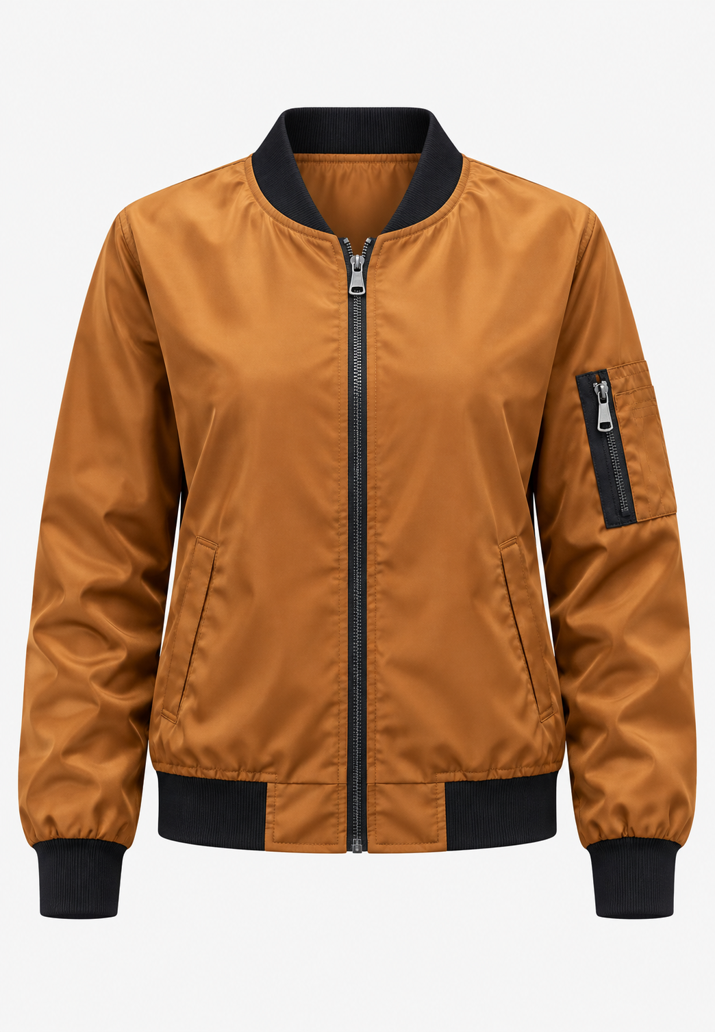 Cazadora bomber mujer estampado floral cremallera - Felicia