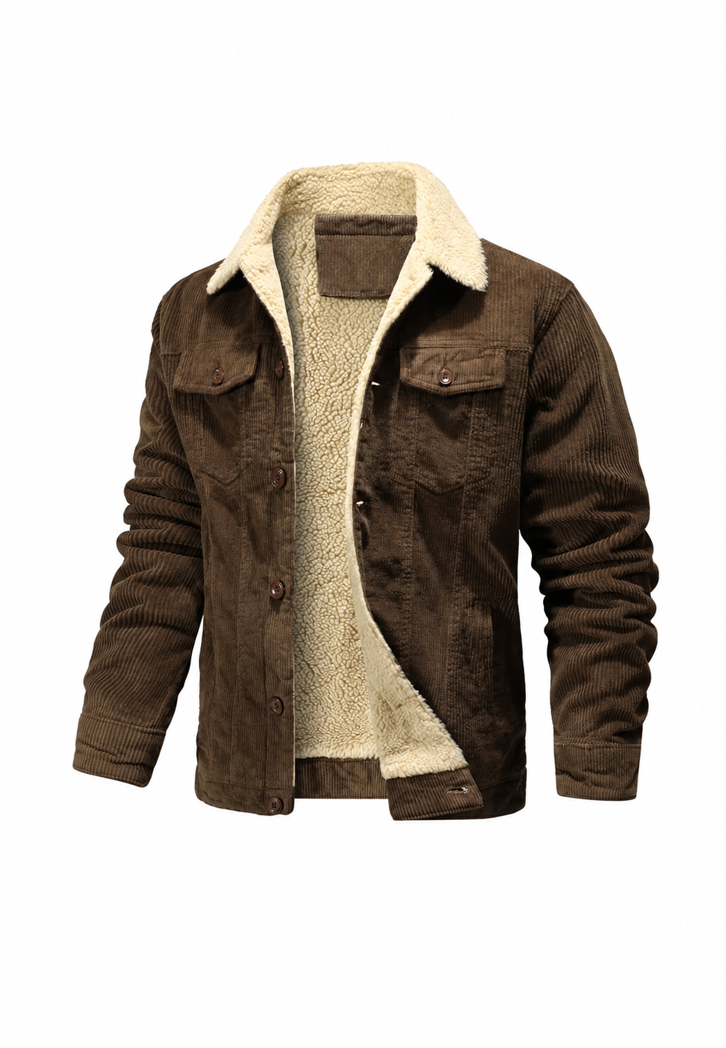 Cazadora hombre pana cuello e interior de borreguito - Ivar