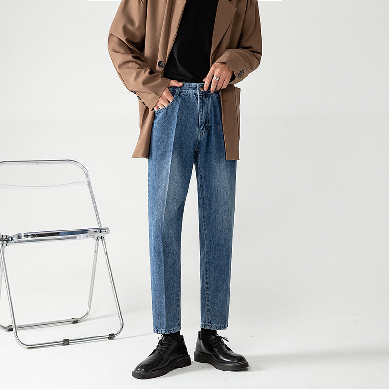 Pantalones vaqueros tapered de tiro alto para hombre - Torvild