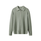 Cárdigan de punto con cuello para hombre - Franco