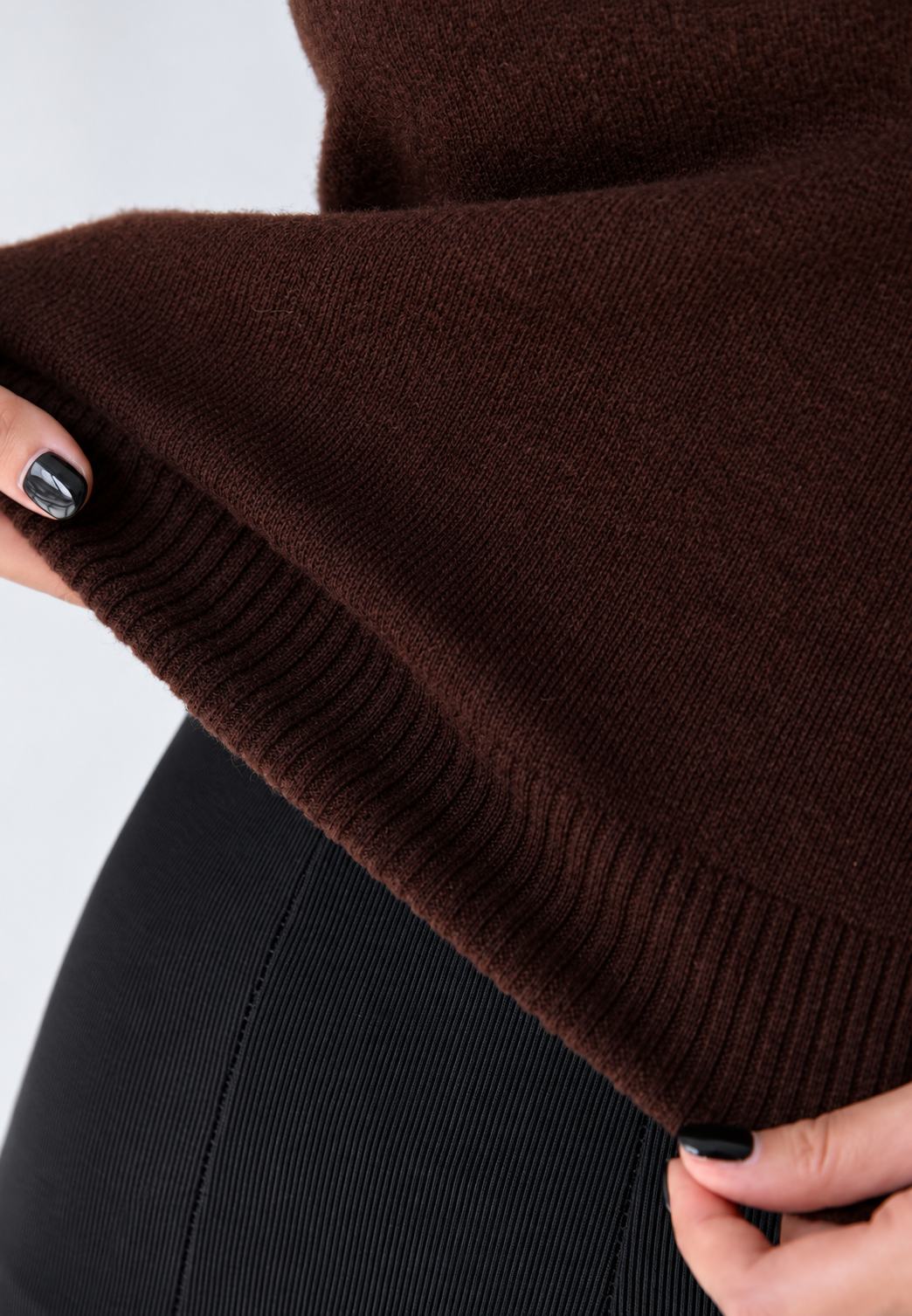 Blusa de punto sin mangas con cuello alto - Velia