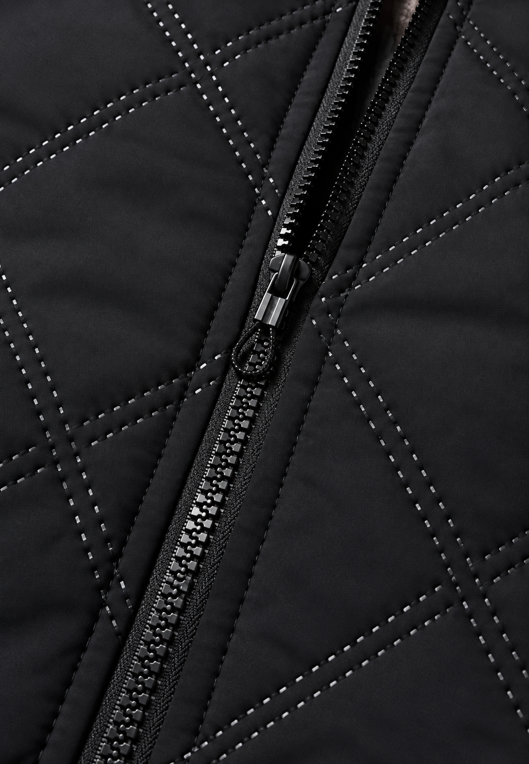 Chaqueta acolchada hombre cuello alto interior efecto borreguito - Valdemar