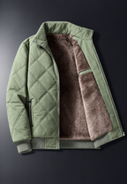 Chaqueta acolchada hombre cuello alto interior efecto borreguito - Valdemar