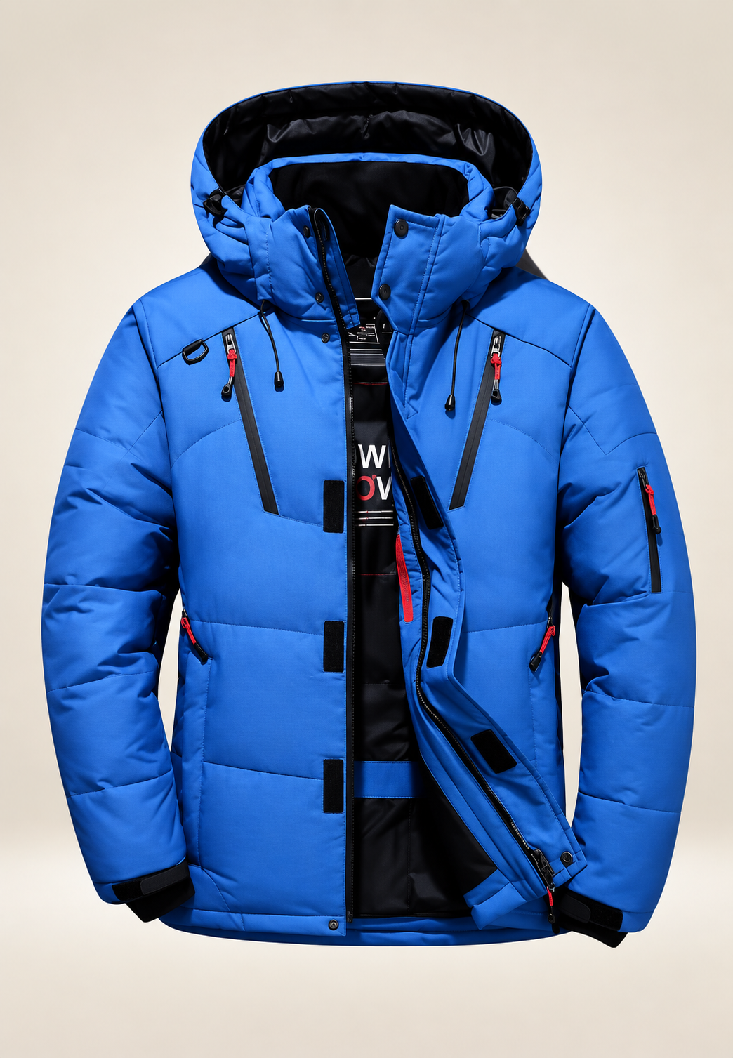 Chaqueta acolchada hombre outdoor capucha cuello alto - Stellan