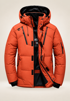Chaqueta acolchada hombre outdoor capucha cuello alto - Stellan