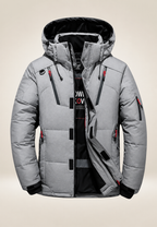 Chaqueta acolchada hombre outdoor capucha cuello alto - Stellan