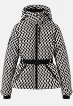 Chaqueta acolchada mujer capucha cinturón ajustable bolsillos cremallera - Eliane
