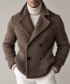 Chaqueta de punto hombre doble botonadura solapas anchas - Lucien