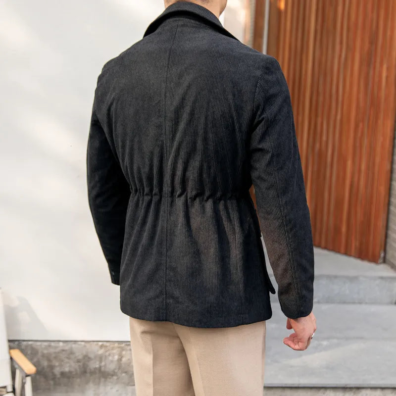 Chaqueta elegante de pana con bolsillos - Julien
