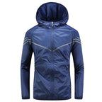 Chaqueta impermeable hombre capucha bolsillos cremallera - Thiago