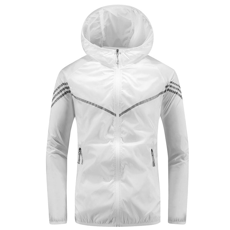 Chaqueta impermeable hombre capucha bolsillos cremallera - Thiago