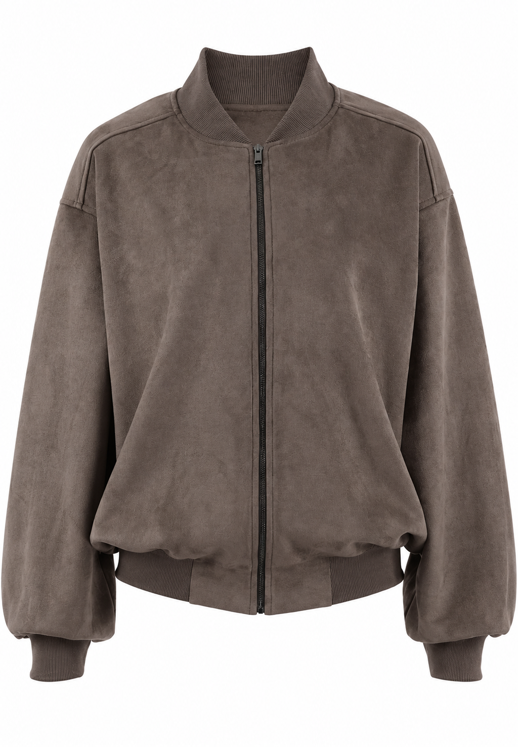 Chaqueta mujer efecto ante mangas anchas cremallera - Delphine
