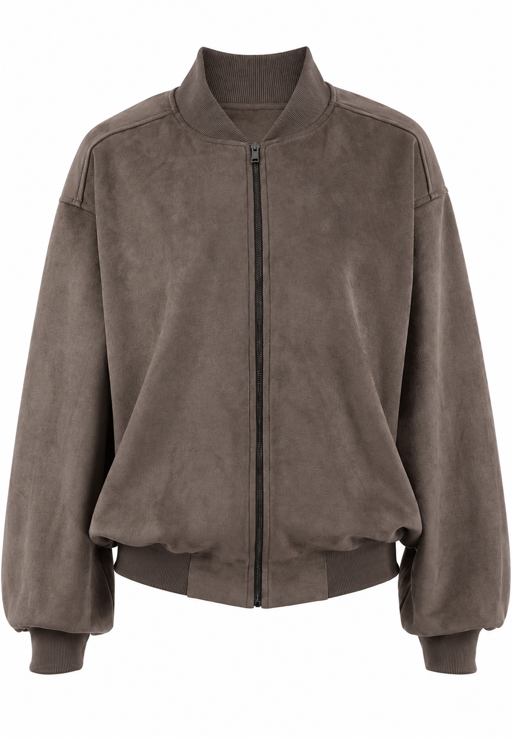 Chaqueta mujer efecto ante mangas anchas cremallera - Delphine