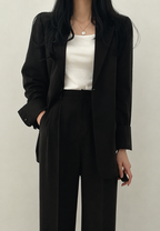 Conjunto mujer dos piezas blazer y pantalón recto - Athena
