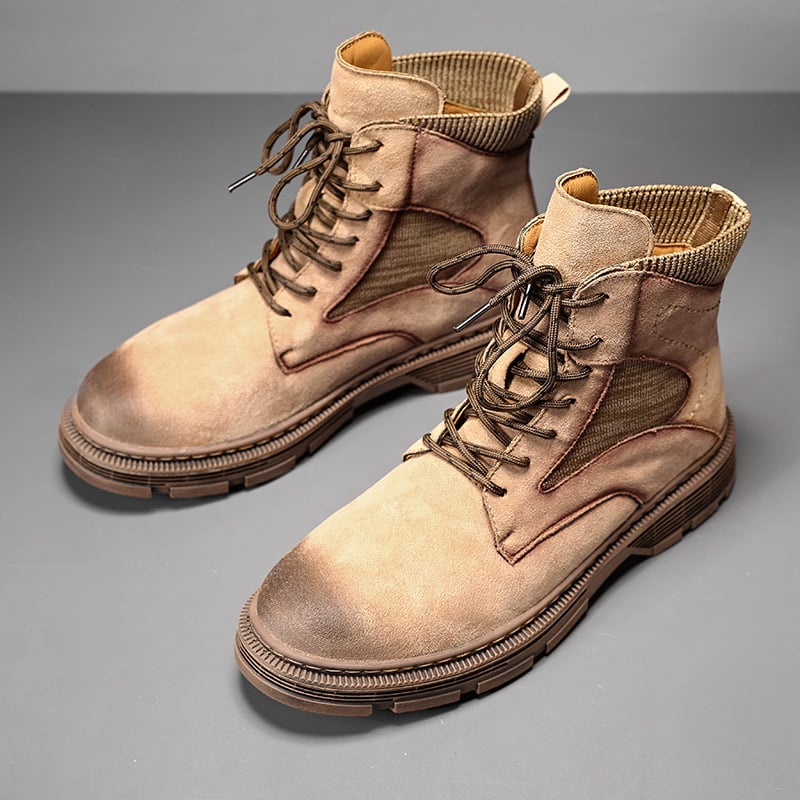Botas para hombre estilo britanico de otoño e invierno - Marven