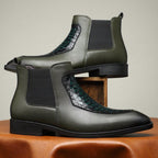 Botines de vestir para hombre con elástico lateral - Zirek