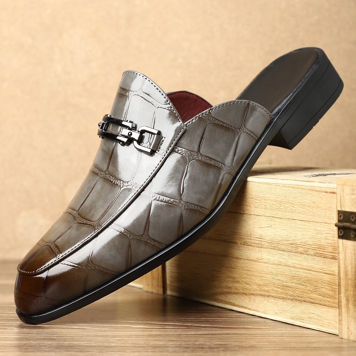 Mocasines destalonados con herraje casual para hombre - Rainer