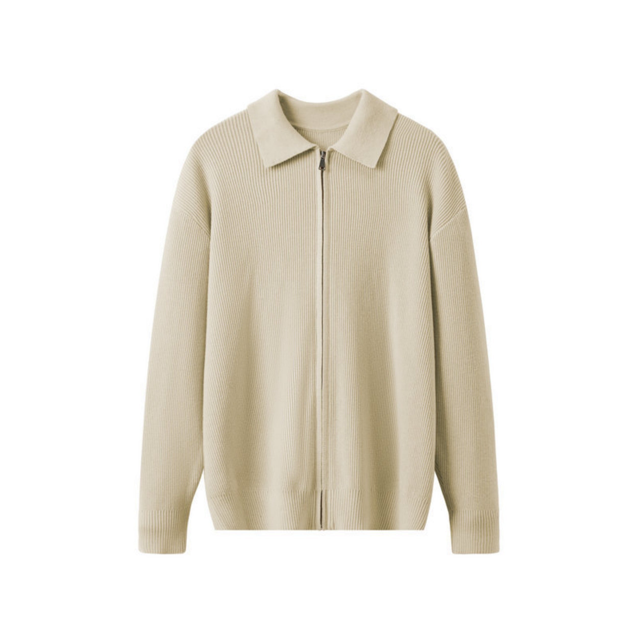 Cárdigan de punto con cuello para hombre - Franco