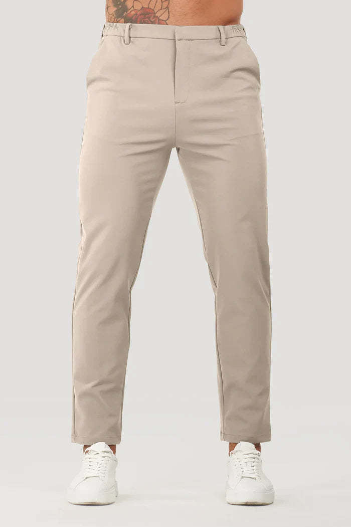 Pantalones rectos de traje para hombre - Jorund