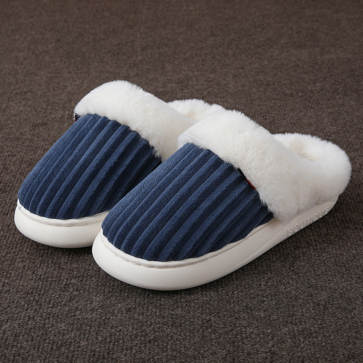 Pantuflas para mujer efecto aterciopelado - Solmere