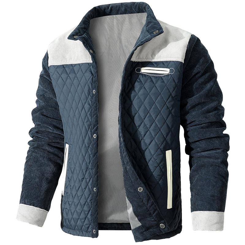 Chaqueta hombre urban casual ripstop forrada resistente moderna versátil - Dakusy