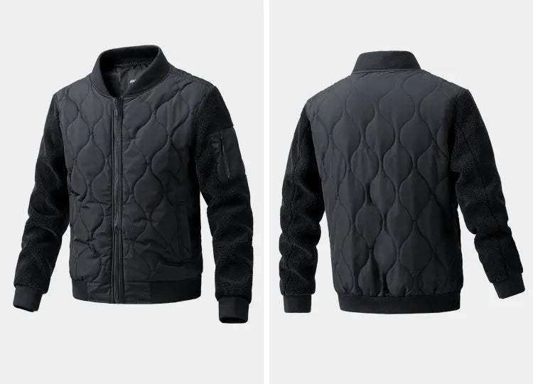 Chaqueta invierno hombre cremallera aislamiento térmico impermeable resistente - Cole