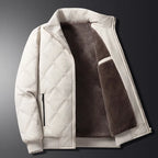 Abrigo polar hombre otoño invierno contemporáneo cálido suave resistente versátil - Nicolas