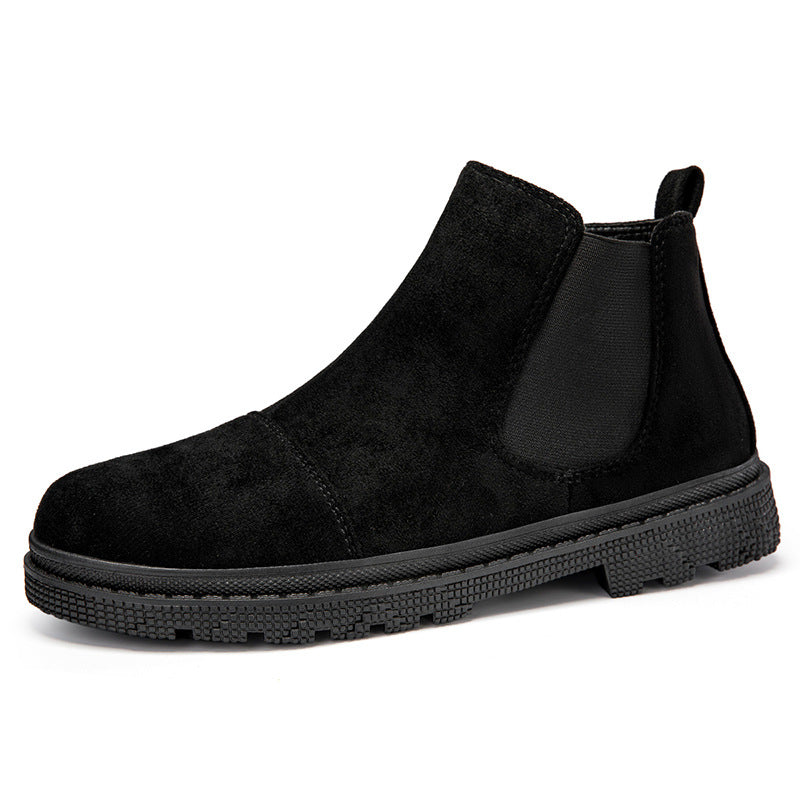 Botines slip-on de cuero retro para hombre - Aegis